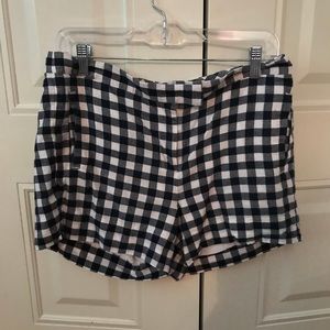 J. Crew Shorts - Jcrew navy gingham shorts 6 J. Crew Shorts - Jcrew navy gingham shorts 6